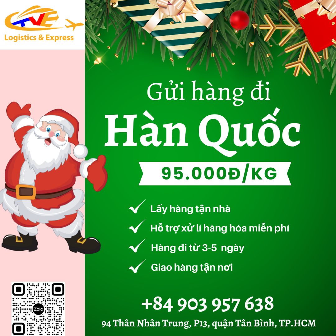 Gửi hàng đi Hàn Quốc